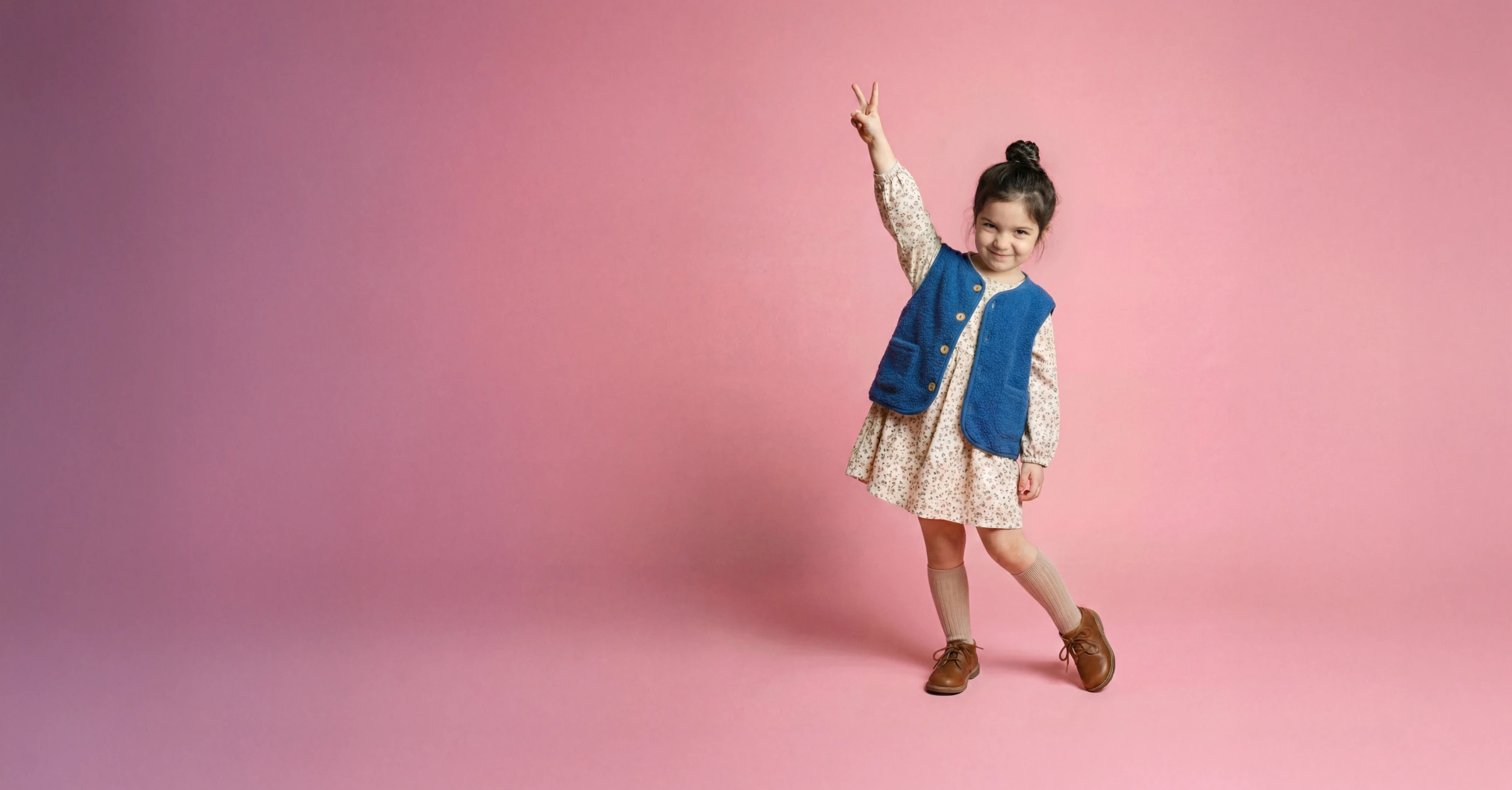 AI model in a knitwear look, generated with Veeton