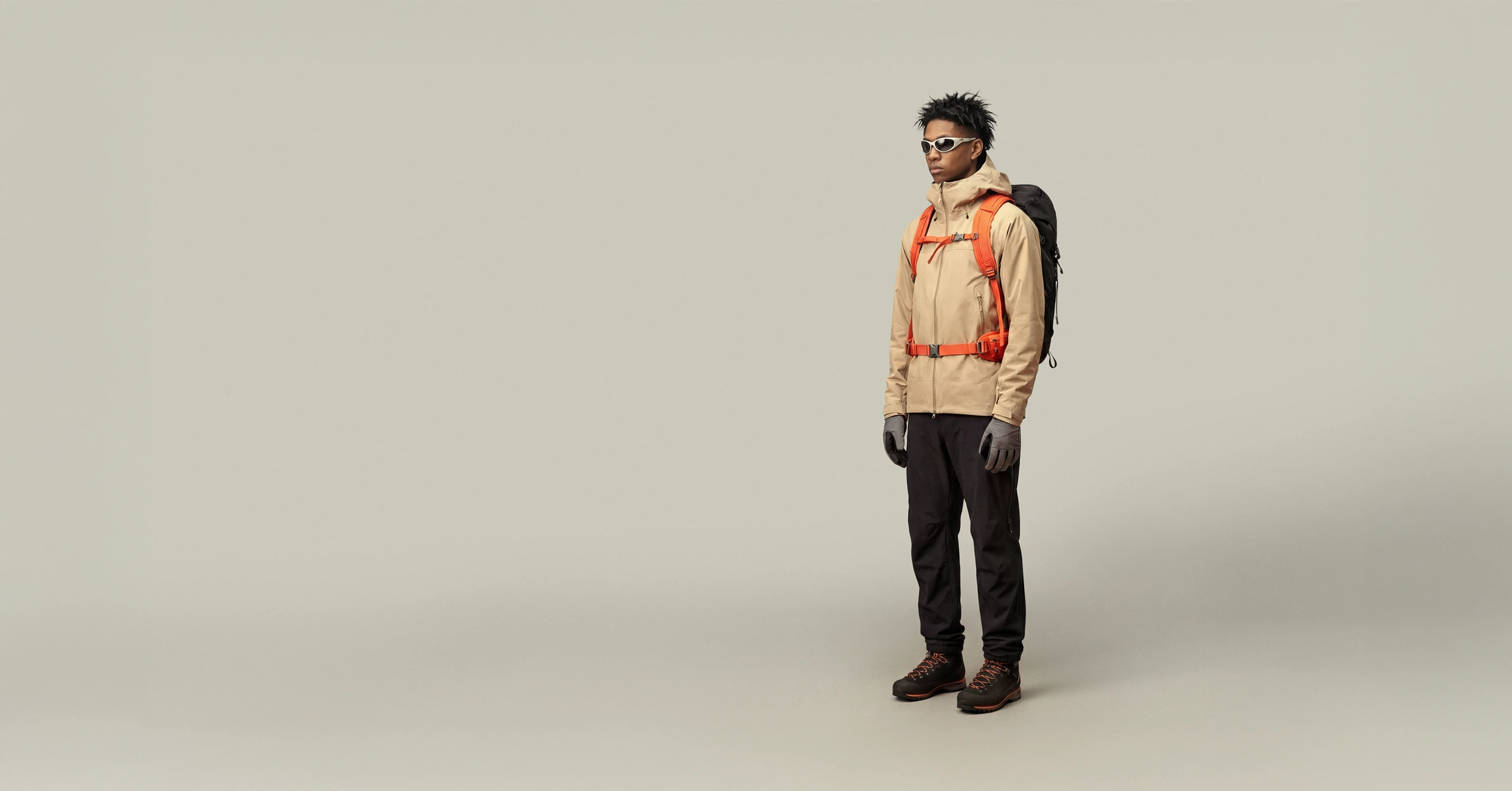 AI model in a tailored look, generated with Veeton